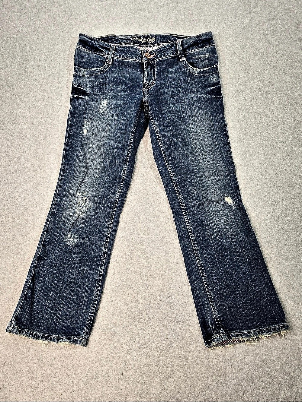 American Eagle Women’s Distressed Size 6 Regular Denim Jeans Stretch